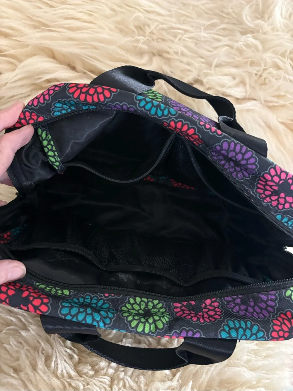 Vera Bradley/ Disney ‘Dreaming Mickey’s Magical Blooms’ Travel Cosmetic Bag